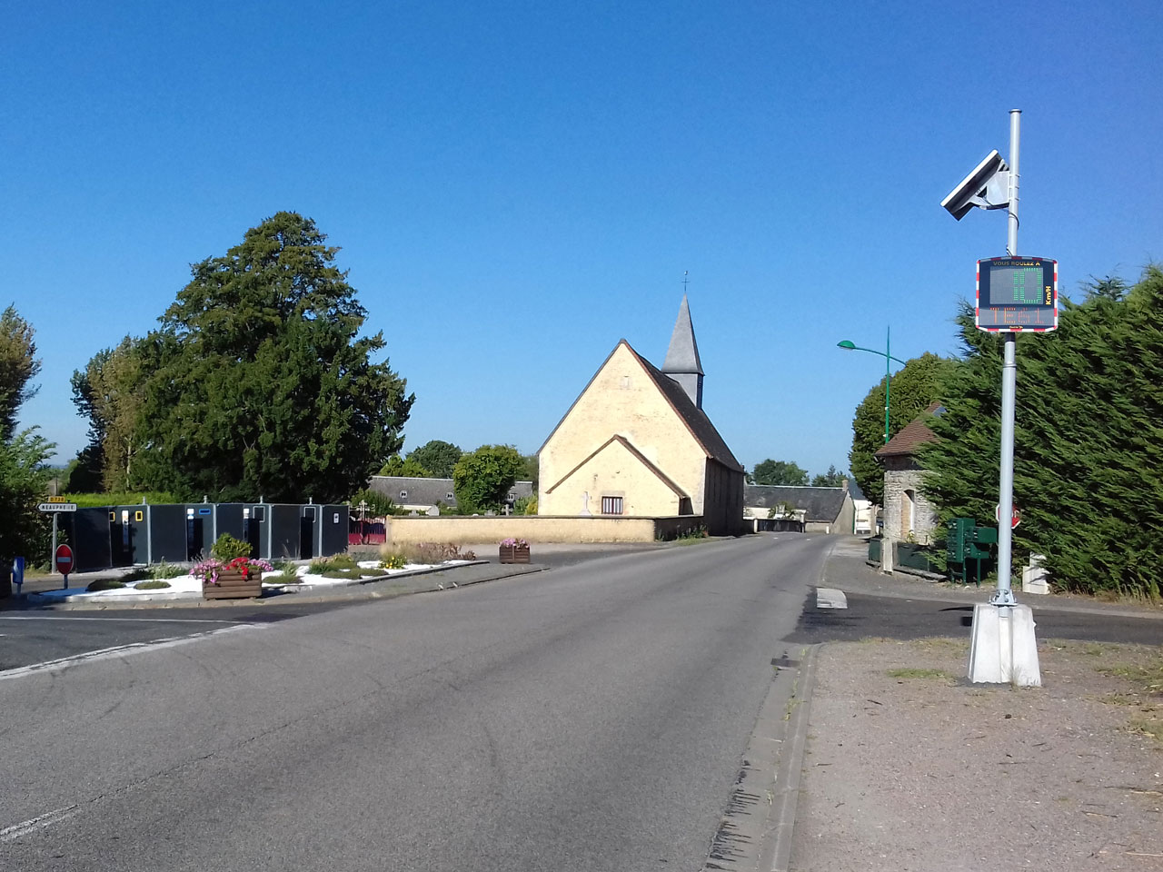 Radars pédagogiques contrôle vitesse routière