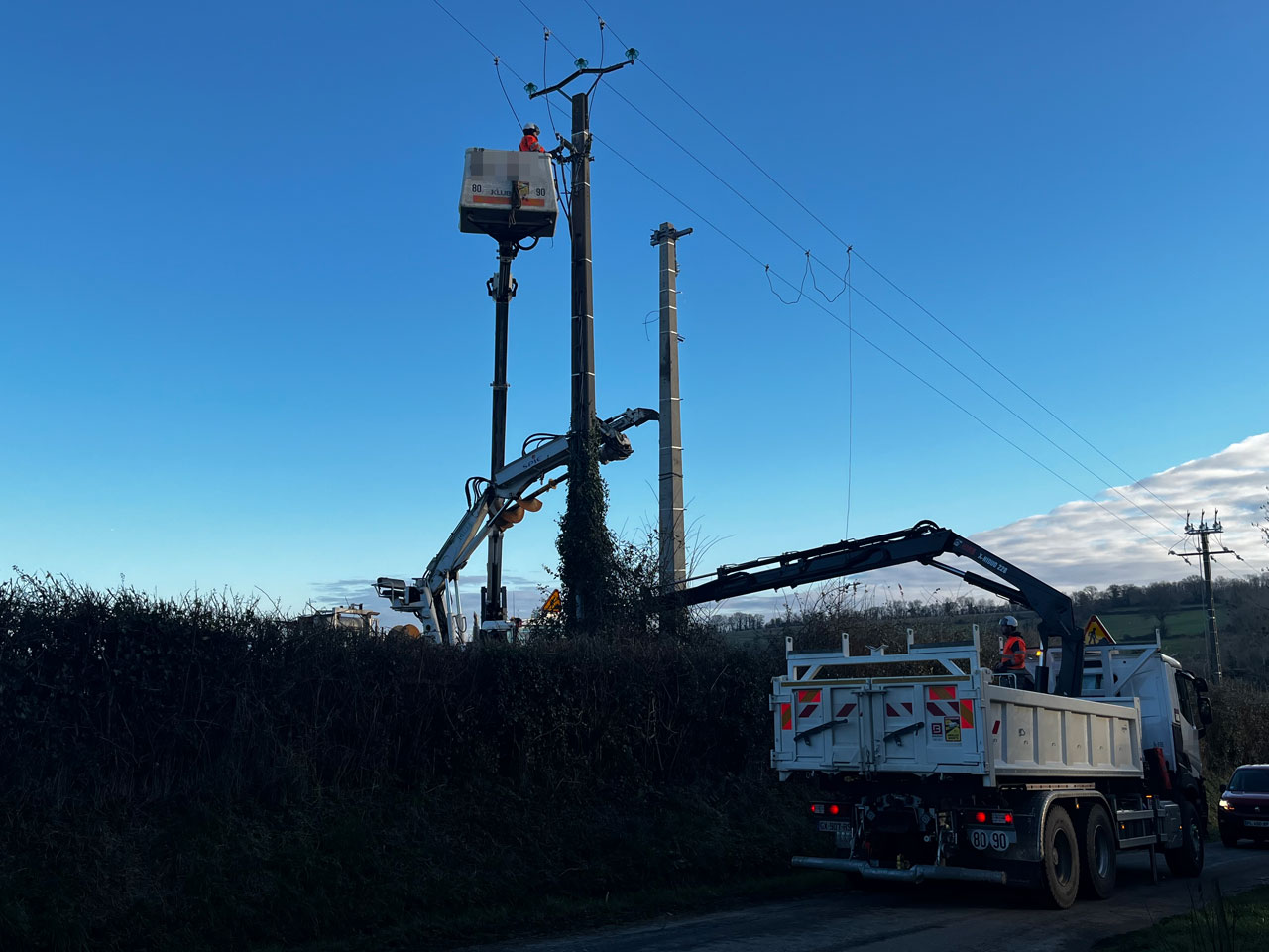Renforcement du réseau électrique