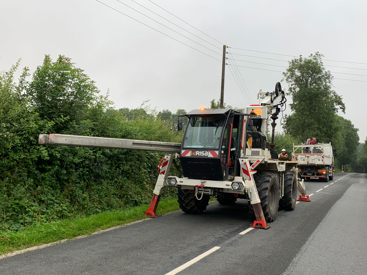 Travaux de sécurisation des réseaux électriques