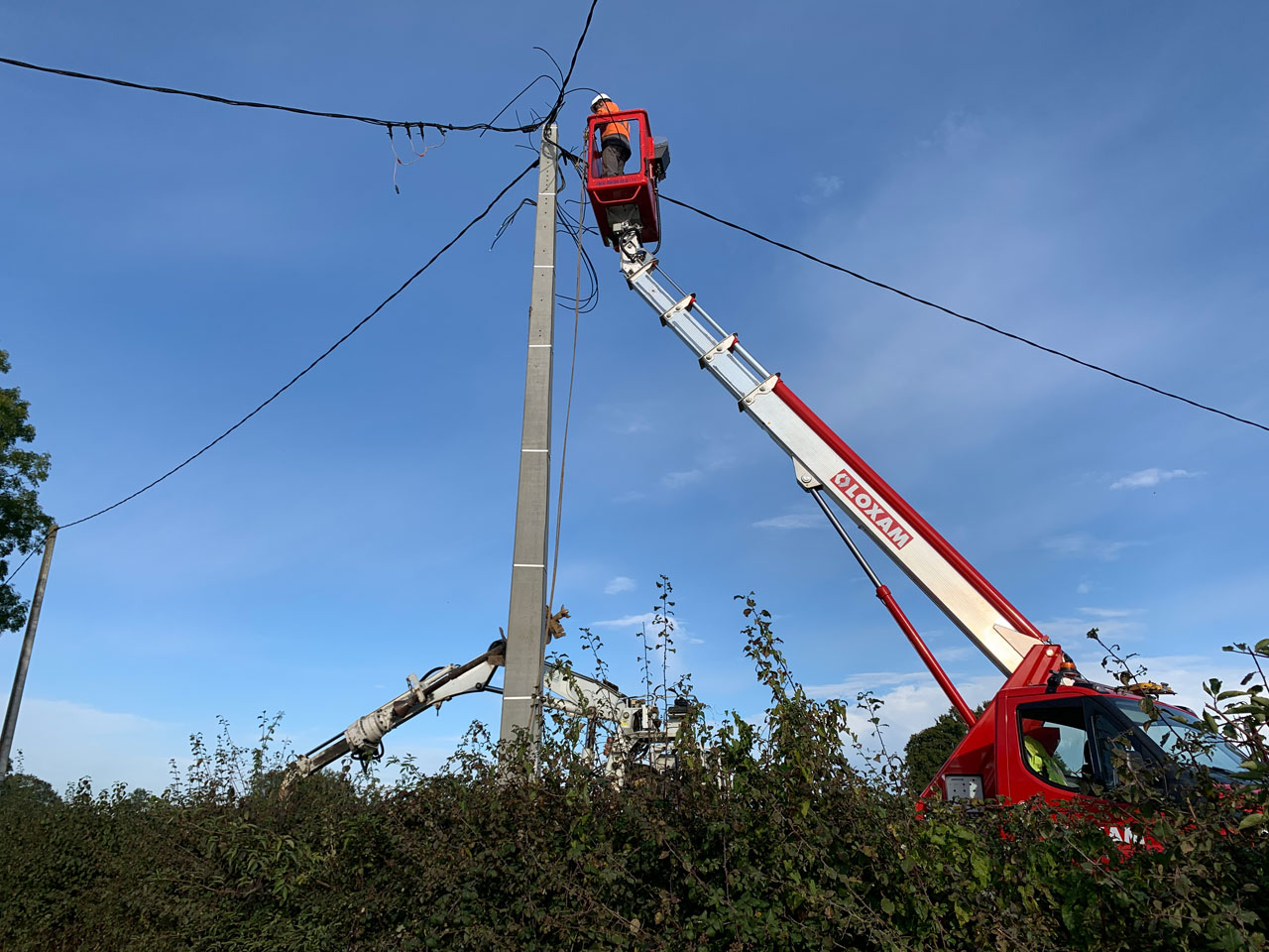 Renforcement du réseau électrique