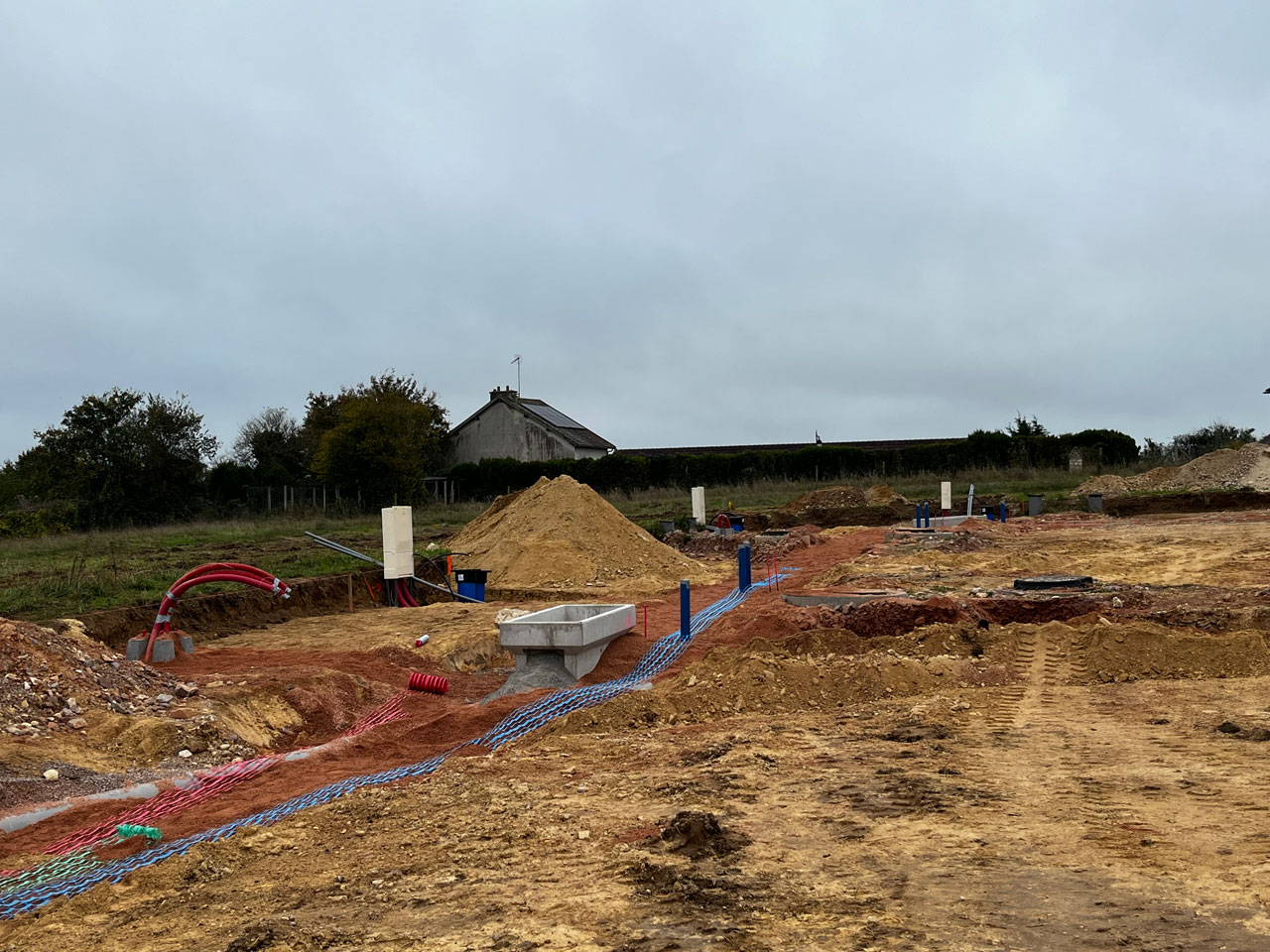 Travaux de raccordement et d'extension des réseaux électriques