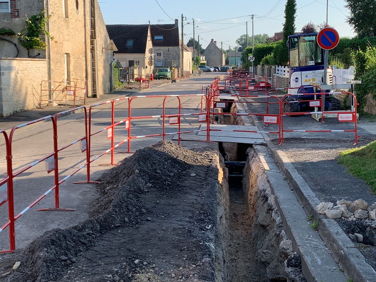 Travaux enfouissement des réseaux électriques